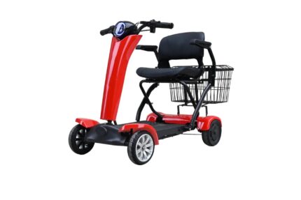 VOYA scooter électrique 4 roues 500 watts pliable avec télécommande pour sénior